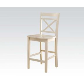 ACME 72547 ACME 72547 Tartys - Counter Height Chair (Set of 2) - Cream