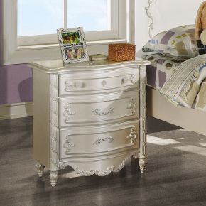 ACME BD02433 Pearl - Nightstand - Pearl White