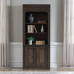 Liberty Furniture 765-HO201 Providence Park - Bunching Bookcase - Chateau Brown