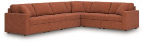 Ashley Furniture 92102S63 Ashley Furniture 92102S63 Modmax - 6-Piece Sectional With Laf Corner Chair And Raf Corner Chair - Spice
