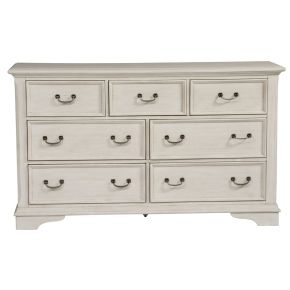 Liberty Furniture 249-BR31 Bayside - 7 Drawer Dresser - White