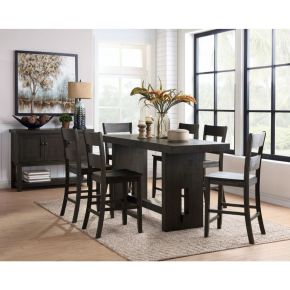 ACME 72220 Haddie - Counter Height Table - Distressed Walnut