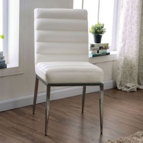 Furniture of America FOA3746SC-2PK Cilegon - Side Chair (Set of 2) - White