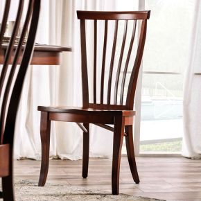 Furniture of America FOA3002SC-2PK Gresham - Side Chair (Set of 2) - Dark Cherry