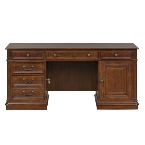 Liberty Furniture 273-HO120B Brayton Manor - Jr Executive Credenza Base - Dark Brown