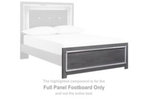 Signature Design by Ashley® B214-84 Lodanna - Full Panel Footboard - Gray