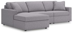 Signature Design by Ashley® 92104S17 Modmax - 3-Piece Sectional With Laf Corner Chaise - Granite