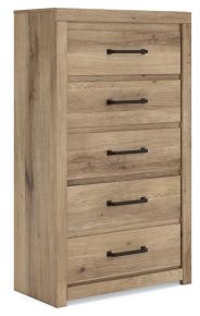 Benchcraft® B1045-46 Brozmont - Five Drawer Chest - Tan