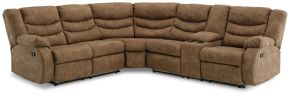 Ashley Furniture 36902S1 Ashley Furniture 36902S1 Partymate - 2-Piece Reclining Sectional With Console - Brindle