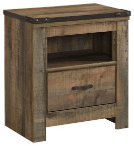 Ashley Furniture B446-91 Trinell - Brown - One Drawer Night Stand