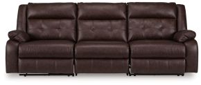 Signature Design by Ashley® 42702S2 Punch Up - Walnut - 3-Piece Power Reclining Sectional Sofa