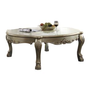 ACME 84875 Dresden II - Coffee Table - Gold Patina & Bone