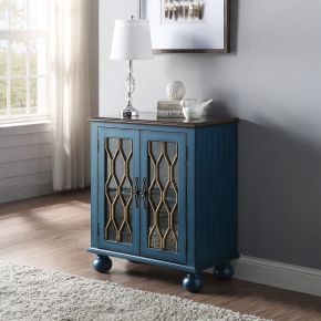 ACME AC00195 Lassie - Console Cabinet - Antique Blue