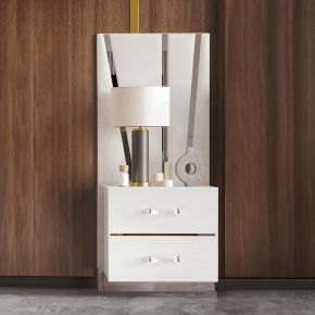 New Classic 00-1840-2NSP Europa - 2 Nightstands With Panels - White