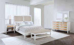 Coaster Fine Furniture 223471KW-S4 Bexhill - 4 Piece California King Bedroom Set - White