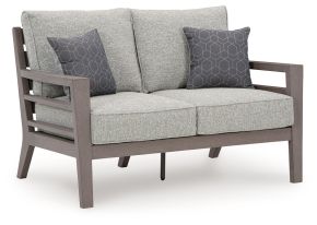 Ashley Furniture P564-835 Hillside Barn - Loveseat W/Cushion - Gray / Brown