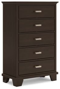 Ashley Furniture B441-46 Covetown - Five Drawer Chest - Dark Brown