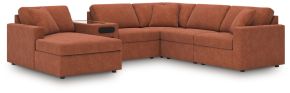 Ashley Furniture 92102S50 Ashley Furniture 92102S50 Modmax - 6-Piece Sectional With Audio System And Laf Corner Chaise - Spice