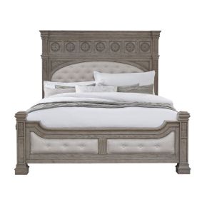 Pulaski Furniture P167-BR-K3 Kingsbury - King Panel Bed - French Gray