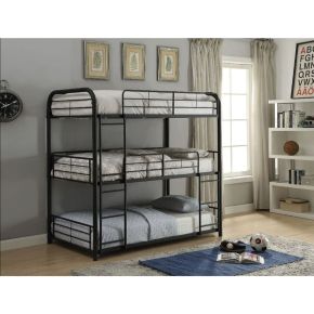 ACME 37330 Cairo - Triple Bunk Bed - Full - Sandy Black