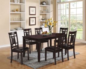 ACME 71955 Sonata - Dining Table - Espresso & Espresso PU