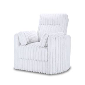New Classic U5482-18-WHT Embrace - Swivel Accent Chair - Cream