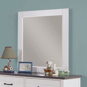 Furniture of America CM7467WH-M Priam - Mirror - White / Gray