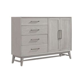Intercon BY-BR-9804GC-WHT-C Bayside - Gentleman's Chest - Silver