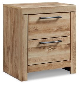 Signature Design by Ashley® B1050-92 Hyanna - Two Drawer Night Stand - Tan Brown