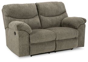 Signature Design by Ashley® 2820186 Alphons - Putty - Reclining Loveseat