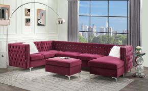 ACME 57330 Jaszira - Modular Left Facing & Right Facing Arms - Burgundy Velvet
