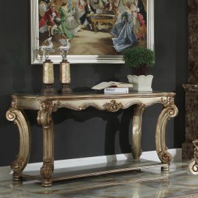 ACME 83002B ACME 83002B Vendome - Sofa Table - Gold Patina