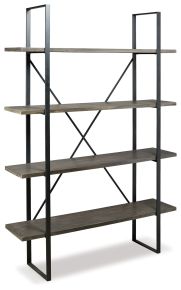 Ashley Furniture A4000017 Gilesgrove - Bookcase - Black / Gray