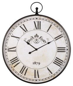 Ashley Furniture A8010110 Augustina - Antique Black - Wall Clock