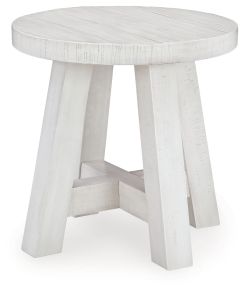 Signature Design by Ashley® T727-6 Jallison - Off White - Round End Table