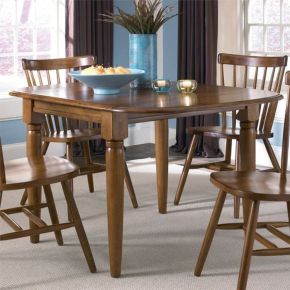 Liberty Furniture 38-T200 Creations - Drop Leaf Table - Dark Brown