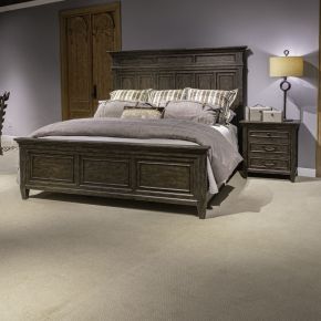 Liberty Furniture 297-BR-KPB Paradise Valley - King Panel Bed - Dark Brown