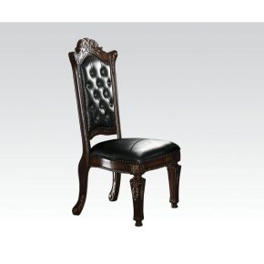 ACME 62004 Vendome - Side Chair (Set of 2) - Synthetic Leather & Cherry