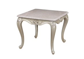 New Classic T502T-20 Monique - End Table - Pearl Silver