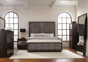 CoasterElevations 223261KE-S5 Durango - 5 Piece Eastern King Bedroom Set - Smoked Peppercorn