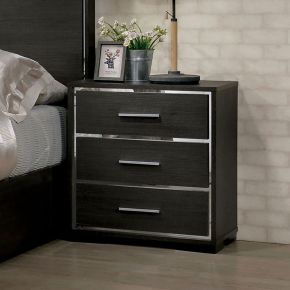 Furniture of America CM7589N Camryn - Nightstand - Warm Gray