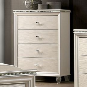 Furniture of America CM7901C Allie - Chest - Pearl White