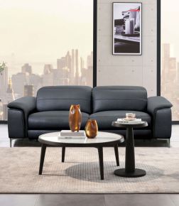 Furniture of America CM9927BK-SF-PM Ascona - Power Sofa - Black