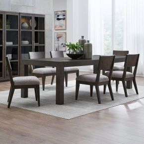 Liberty Furniture 732-DR-O7RLS Cascade Falls - 7 Piece Rectangular Table Set - Brown