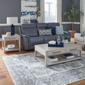 Liberty Furniture 694-OT-3PCS New Haven - 3 Piece Table Set - Sanctuary White