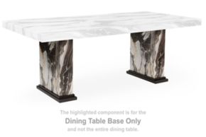 Signature Design by Ashley® PCD581-26B Jeshina - Rectangular Dining Room Table Base - Dark Brown