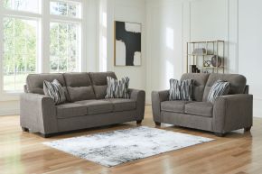 Benchcraft® 31305/38/35 Benchcraft® 31305/38/35 Olten - 2 Pc. - Sofa, Loveseat - Graphite