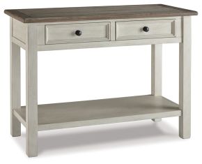 Ashley Furniture T637-4 Bolanburg - Sofa Table - White / Brown / Beige