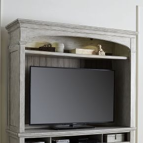 Liberty Furniture 824-EC68 Heartland - Entertainment Hutch - White