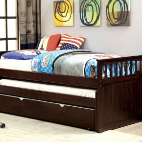 Furniture of America CM1610-PK Gartel - Nesting Daybed - Espresso